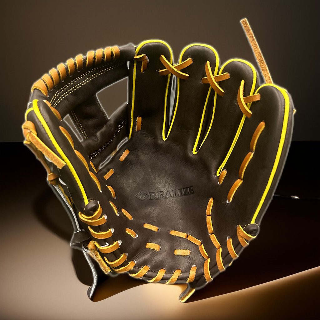 野球グローブ 黒と茶色 レザー ミズノプロ限定皮革シリーズ - 革がわかれば、グラブが広がる。｜野球