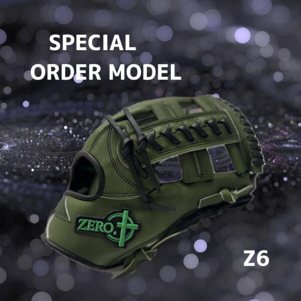 Z6 別注カラー 軟・硬式内野手用《ラベル》グリーン