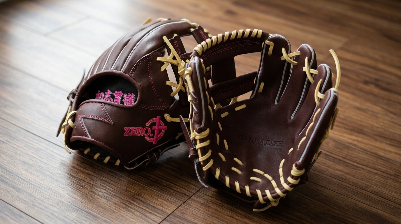 新品グラブを試合で使う準備と型付け